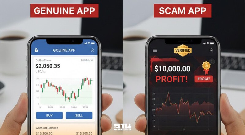 .เช็คแอปฯเทรดทองแท้-มิจฉาชีพ.