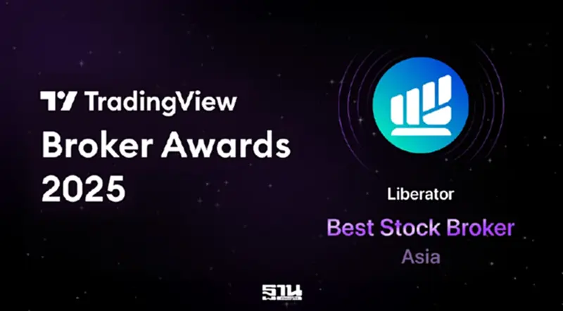 ยืนหนึ่งในเอเชีย! Liberator คว้ารางวัล Best Stock Broker in Asia 2025 ยืนหนึ่งในเอเชีย! Liberator คว้ารางวัล Best Stock Broker in Asia 2025