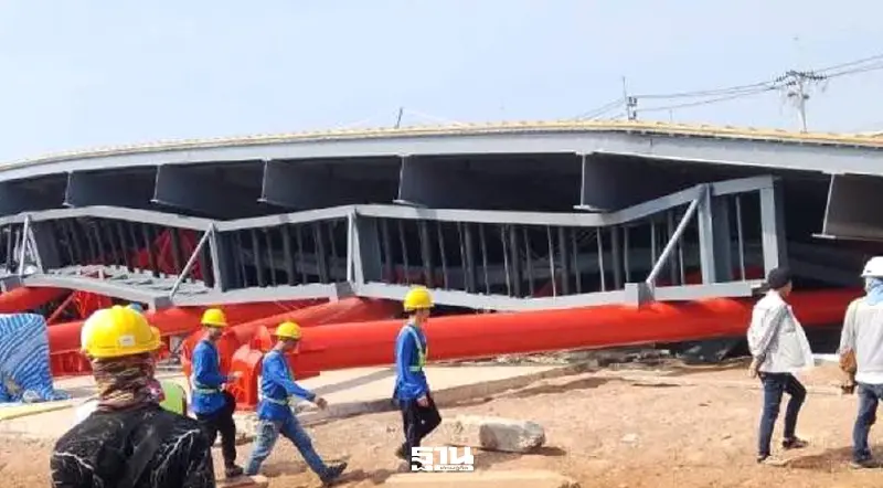 เปิด3ข้อสันนิษฐานเหตุโครงสร้างอาคารโดมขนาดใหญ่ที่เมืองใหม่บางพลี พังถล่ม