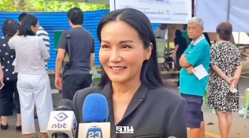 “นฤมล” ใช้สิทธิเลือกตั้ง 69 ที่คันนายาว ย้ำไม่พูดตัวเลข ขอทำหน้าที่ให้ดีที่สุด