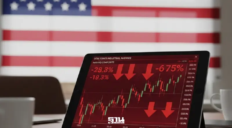 ดาวโจนส์ปิดร่วง 521.28 จุด หลังแรงขายหุ้นเทคโนโลยี-การเงินฉุดตลาด ดาวโจนส์ปิดร่วง 521.28 จุด หลังแรงขายหุ้นเทคโนโลยี-การเงินฉุดตลาด