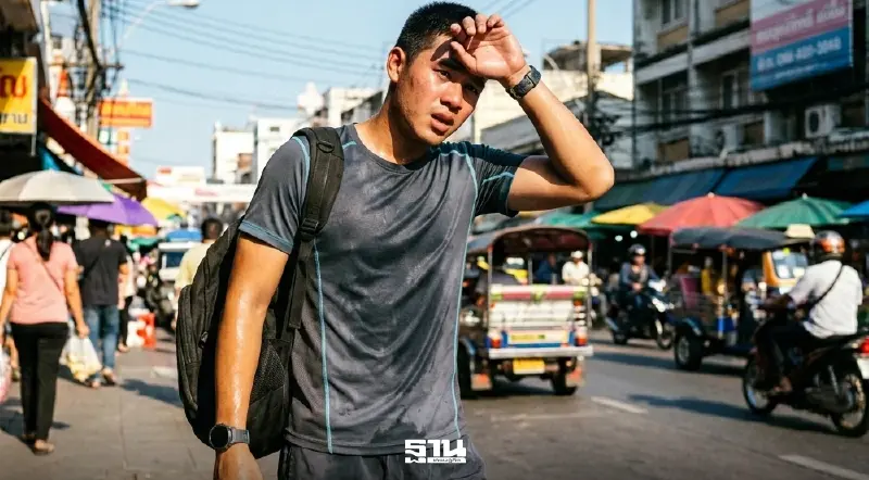 เช็ก 7 สัญญาณอันตราย 'โรคลมร้อน' ภาวะรุนแรงอาจเสียชีวิตได้ เช็ก 7 สัญญาณอันตราย 'โรคลมร้อน' ภาวะรุนแรงอาจเสียชีวิตได้