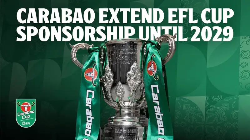 คาราบาว ต่อสัญญาประวัติศาสตร์ EFL ยิงยาวปี 2029 พร้อมเปิดตัวลาเกอร์ในสนามอังกฤษ