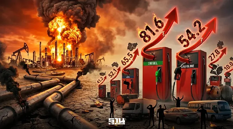 ส่องสถิติ 12 ประเทศ ขึ้นราคาน้ำมันดีเซล “ฟิลิปปินส์”พุ่งชนเพดาน 81.6%