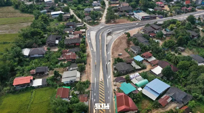 ทล. เปิดอุโมงค์ทางลอด-ทางขนาน ทล.1152 เชียงราย แก้จุดเสี่ยงโค้งอันตราย