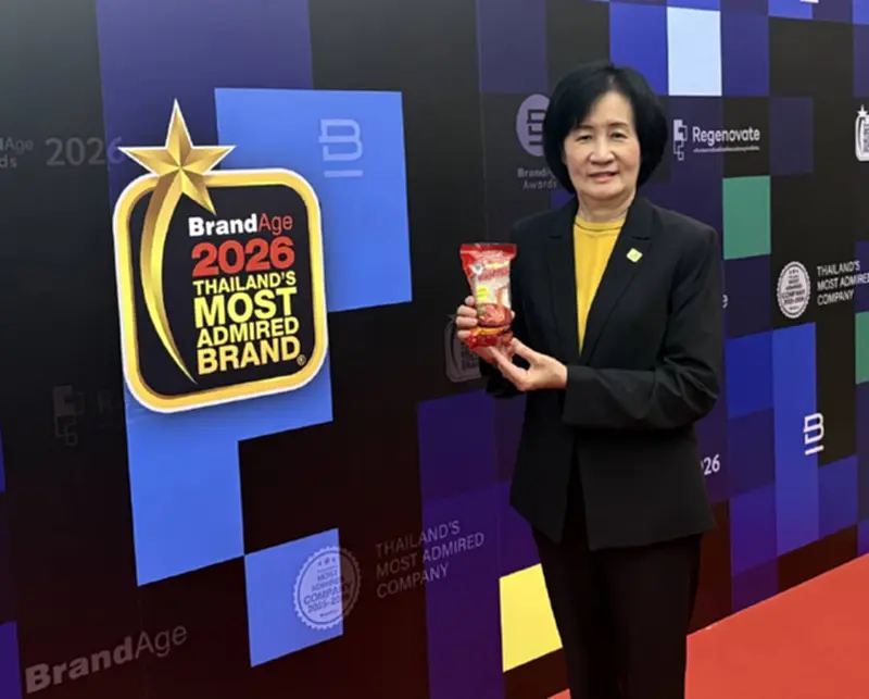 วุ้นเส้นต้นสน ผงาดเบอร์ 1 คว้า Thailand’s Most Admired Brand 2026 วุ้นเส้นต้นสน ผงาดเบอร์ 1 คว้า Thailand’s Most Admired Brand 2026