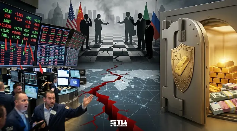 เกมมหาอำนาจไม่ลงรอย ฉุดตลาดโลกผันผวน นักลงทุนหันซบสินทรัพย์ปลอดภัย