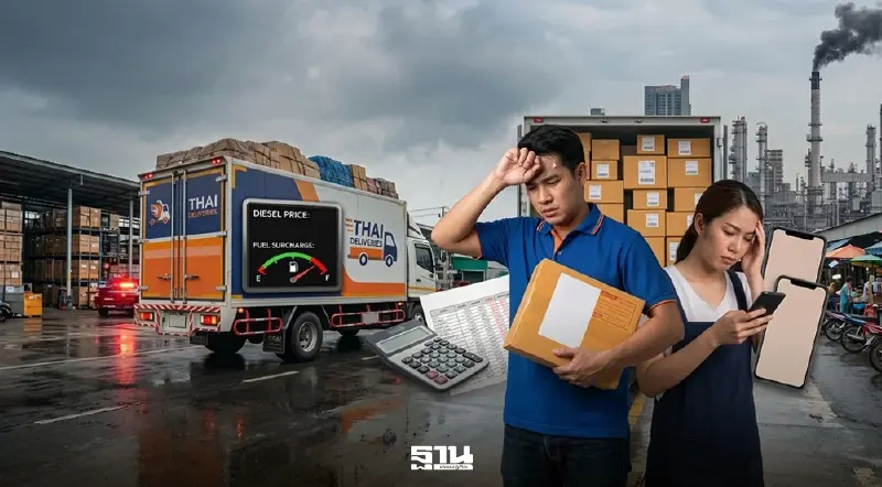 วิกฤตน้ำมันแพง ทุบอีคอมเมิร์ซ ต้นทุนพุ่งขนส่งพุ่ง 140% ค่าธรรมเนียมขยับ