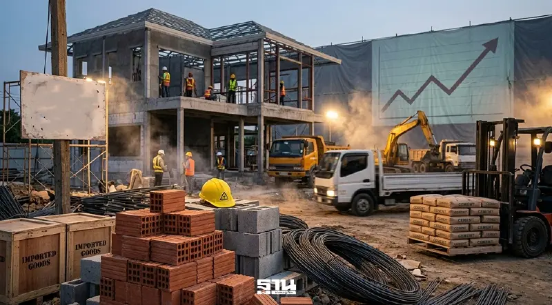 สงครามดันต้นทุนพุ่ง 5-8% รับสร้างบ้านจ่อปรับราคาไตรมาส 2