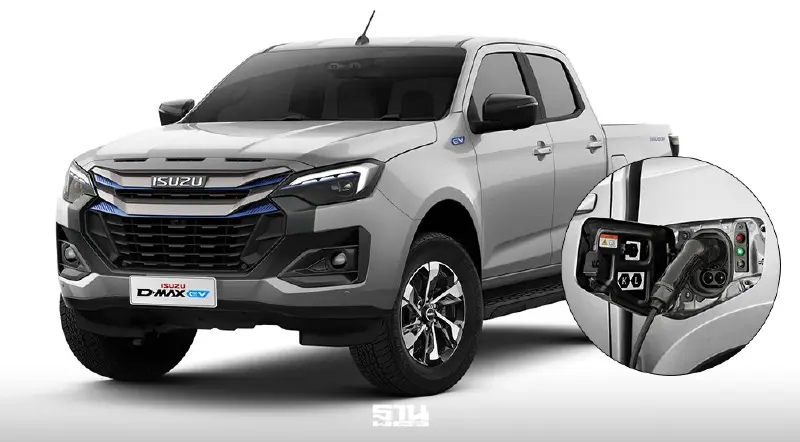 Isuzu D-Max EV รถกระบะไฟฟ้าราคา 1.591 ล้านบาท วิ่งได้ 331 กิโลเมตร/ชาร์จ