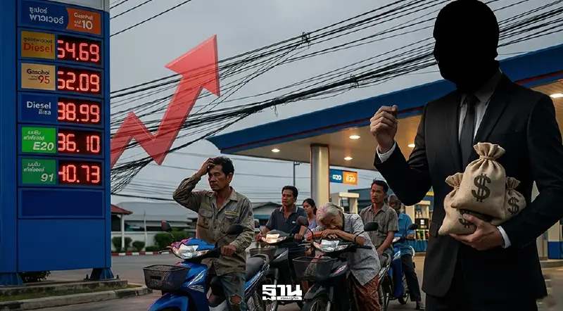 ดีเซลพุ่ง 6 บาท แฉไอ้โม่งฟันกำไร 3 ต่อ ดันคนไทยแบกภาระยาว