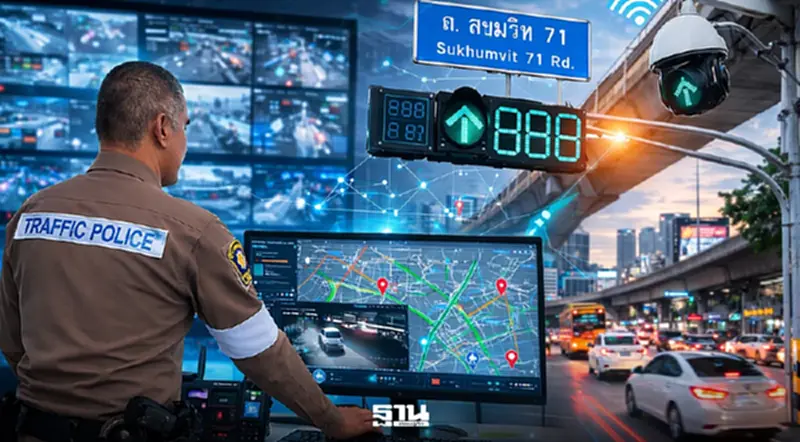 ส่องเทคโนโลยี Adaptive Control พลิกโฉมจราจรเมืองกรุง บอกลาไฟแดง 12 นาที ส่องเทคโนโลยี Adaptive Control พลิกโฉมจราจรเมืองกรุง บอกลาไฟแดง 12 นาที