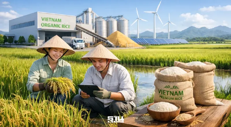 เวียดนามขยับใหญ่ พลิกโฉมอุตสาหกรรมข้าว สู่ตลาดมูลค่าสูง-คาร์บอนต่ำ บุกตลาดโลก