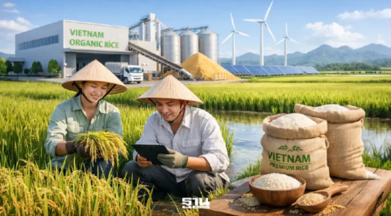 เวียดนามขยับใหญ่ พลิกโฉมอุตสาหกรรมข้าว สู่ตลาดมูลค่าสูง-คาร์บอนต่ำ บุกตลาดโลก เวียดนามขยับใหญ่ พลิกโฉมอุตสาหกรรมข้าว สู่ตลาดมูลค่าสูง-คาร์บอนต่ำ บุกตลาดโลก