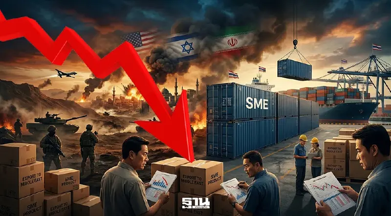 สงครามสหรัฐ-อิหร่าน เขย่าเอสเอ็มอีไทย ส่งออก 38.54 ล้านดอลลาร์ เสี่ยงสะดุด สงครามสหรัฐ-อิหร่าน เขย่าเอสเอ็มอีไทย ส่งออก 38.54 ล้านดอลลาร์ เสี่ยงสะดุด