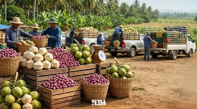เอกชนเร่งระบายหอม-มะพร้าว ช่วยเกษตรกรพยุงราคา
