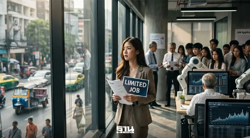 AI เขย่าตลาดจ้างงาน ดัชนีชี้ชัด 'นิวเจน' รับศึกหนัก-โอกาสงานวูบ 16%