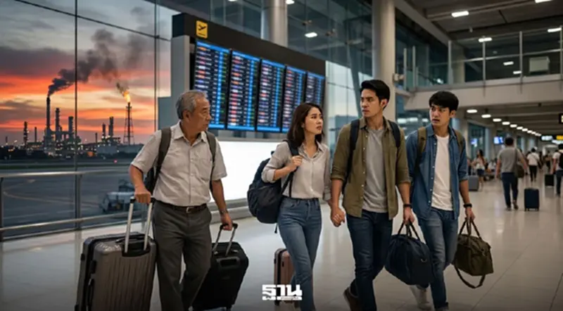 ตะวันออกกลางเดือดลามพลังงานโลก ไทยเร่งอพยพ 1,283 คน–ลุ้นเปิดช่องแคบฮอร์มุซ ตะวันออกกลางเดือดลามพลังงานโลก ไทยเร่งอพยพ 1,283 คน–ลุ้นเปิดช่องแคบฮอร์มุซ