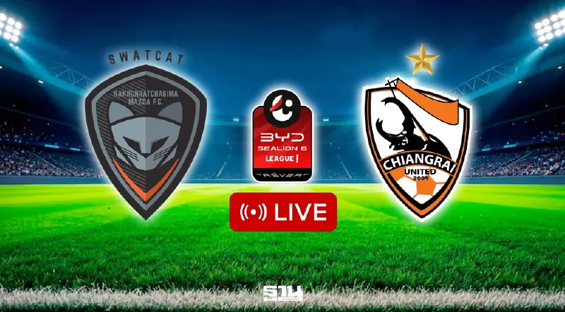 ดูบอลสด ไทยลีก 'นครราชสีมา พบ เชียงราย' ถ่ายทอดสด LIVE วันนี้ 19.00 น.