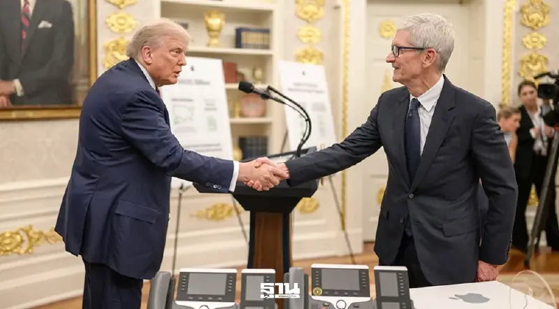 ‘ทรัมป์’ ยกย่อง ‘ทิม คุก’ เป็นซีอีโอ Apple ที่หาคนเทียบยาก หลังก้าวลงตำแหน่ง