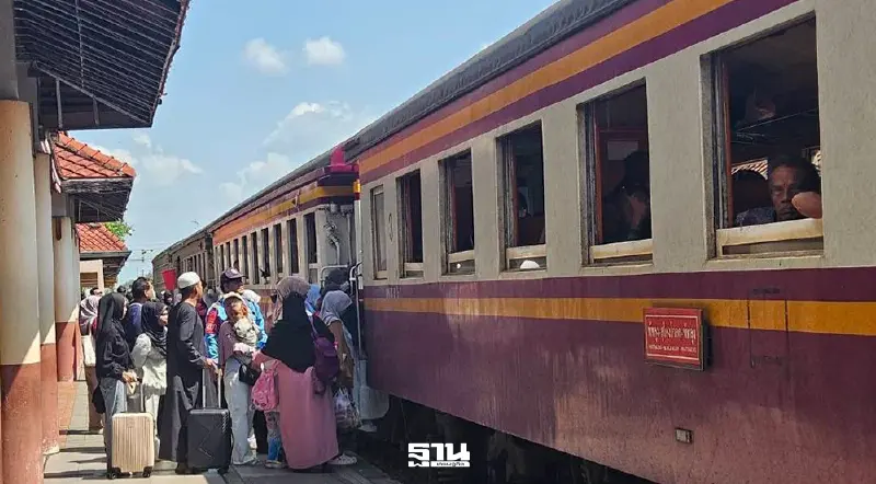 รฟท.เผยยอดเดินทางสงกรานต์ 6 วัน 5.4 แสนคน เตรียมรับขากลับคึกคัก