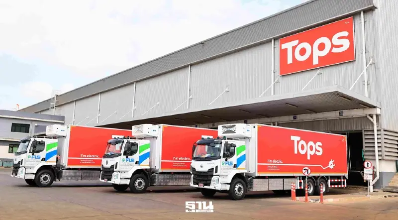 ท็อปส์ เร่งขยาย EV Truck แตะ 44 คัน รับมือราคาน้ำมันผันผวน