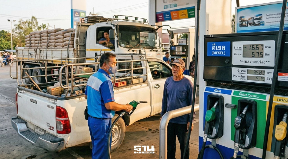 ราคาน้ำมันพรุ่งนี้2569 (12 เม.ย. 69) บางจาก ปตท. อัปเดตราคาล่าสุด