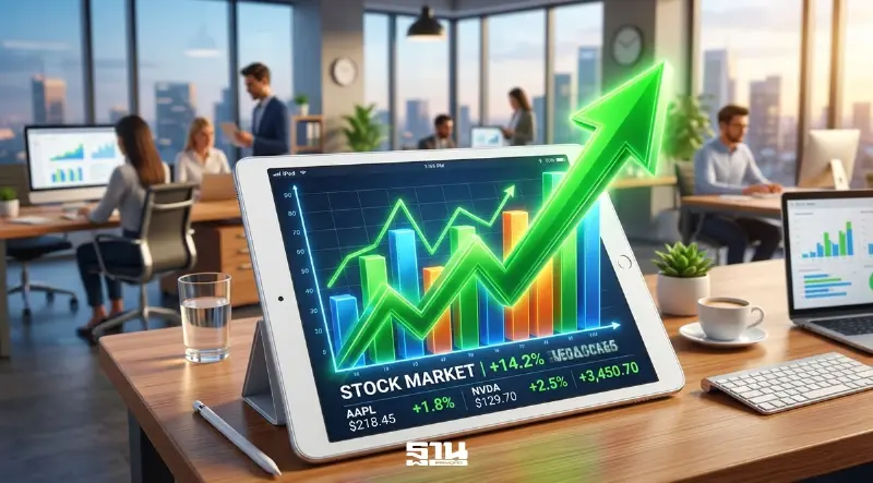 หุ้นไทยยืนแดนบวก 6.89 จุด แตะ 1,487.09 จุด ไม่ผิดคาด กนง. คงดอกเบี้ย 1.00%