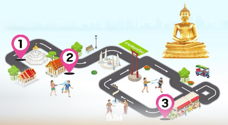.สงกรานต์กทม.2569 สายบุญเช็กขบวนแห่พระพุทธสิหิงค์ 12 เม.ย.69.
