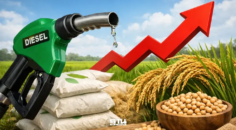 ดีเซลพุ่ง-ปุ๋ยแพง เขย่าภาคเกษตร “ข้าว-ถั่ว-อ้อย-กาแฟ” กระอักสุด