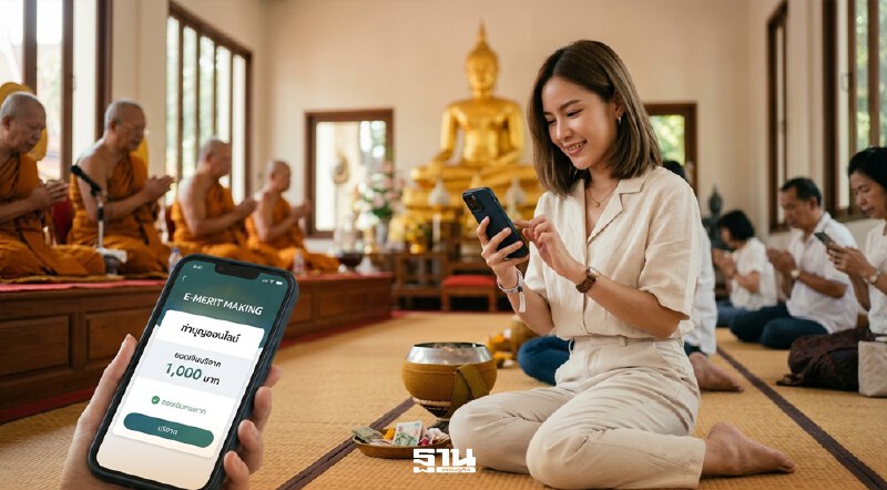 .ไลฟ์สไตล์คนรุ่นใหม่เปลี่ยน ทำบุญออนไลน์บูม หนุนทัวร์สายบุญ-เศรษฐกิจชุมชนคึกคัก.