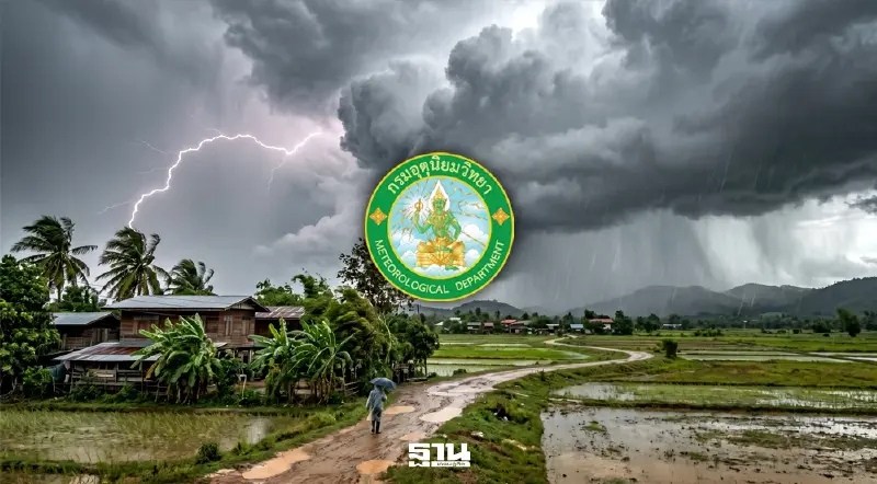 กรมอุตุฯ เตือนพายุฤดูร้อนถล่ม เปิดรายชื่อจังหวัดโดนเต็ม 19 เม.ย.