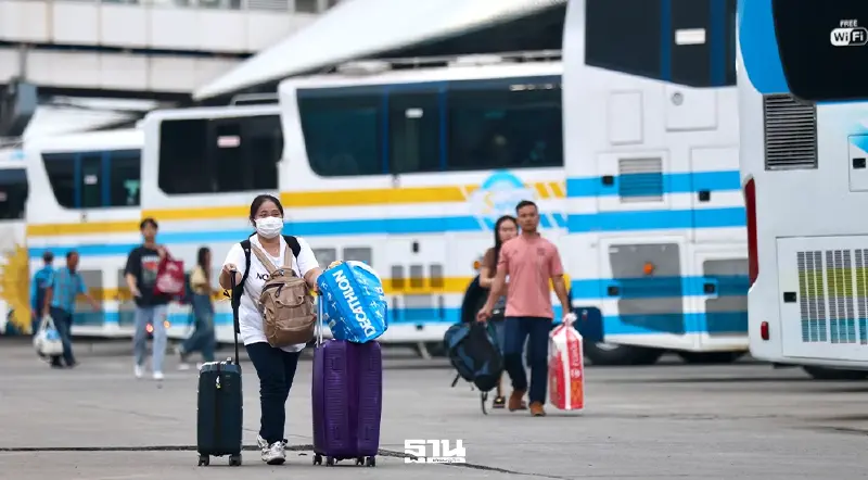 บขส.จัดรถโดยสาร 7 พันเที่ยว รับ 1.8 แสนคนเดินทางกลับบ้าน สงกรานต์ 2569