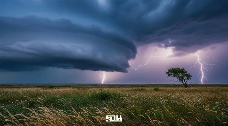 กรมอุตุนิยมวิทยา เตือนฉบับที่ 12 วันนี้ 20 เม.ย.69 พายุฤดูร้อนถล่ม 26 จังหวัด