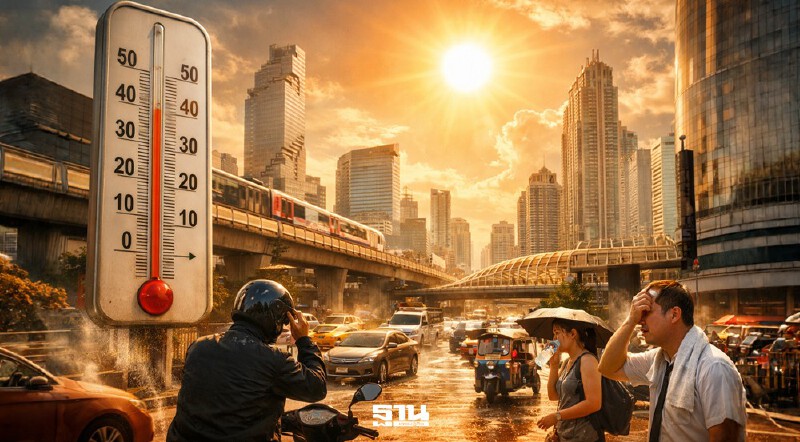 .ระอุ! ดัชนีความร้อนกทม.อยู่โซน ‘อันตราย’ต่อเนื่อง 18 วันซ้อน เสี่ยงฮีตสโตรก.