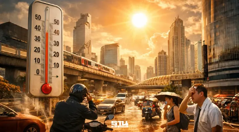 ระอุ ดัชนีความร้อนกทม.อยู่โซน ‘อันตราย’ต่อเนื่อง 18 วันซ้อน เสี่ยงฮีตสโตรก ระอุ ดัชนีความร้อนกทม.อยู่โซน ‘อันตราย’ต่อเนื่อง 18 วันซ้อน เสี่ยงฮีตสโตรก