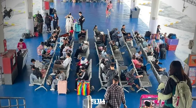 บขส.รับมือคนกลับกรุง สงกรานต์ 69 วันละ 1.2 แสนคน เปิด 22 เส้นทาง-รถฟรีเชื่อมระบบราง