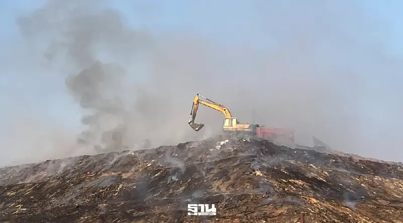 สุชาติสั่งตรวจซ้ำคุณภาพอากาศ หลังเหตุไฟไหม้ BWG สระบุรี