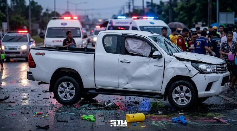 สรุปเดินทางสงกรานต์ 5 วัน ดับ 128 ราย รถปิกอัพเกิดอุบัติเหตุสูงสุด สรุปเดินทางสงกรานต์ 5 วัน ดับ 128 ราย รถปิกอัพเกิดอุบัติเหตุสูงสุด