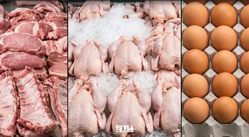 ราคาสินค้าเกษตรผันผวน ‘หมูขึ้น-ไก่ลง-ไข่คงที่’ แนวโน้มสัปดาห์หน้าทรงตัว ราคาสินค้าเกษตรผันผวน ‘หมูขึ้น-ไก่ลง-ไข่คงที่’ แนวโน้มสัปดาห์หน้าทรงตัว