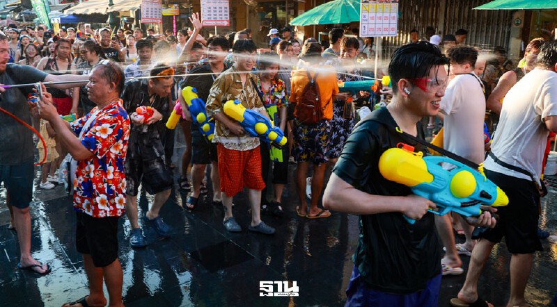 .วันสุดท้าย ‘สงกรานต์ถนนข้าวสาร’ 15 เม.ย. เริ่มเที่ยงวันยันสี่ทุ่ม.