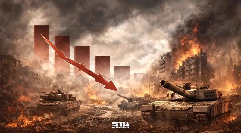 IMF ชี้สงครามฉุด GDP โลกตกต่ำหนักสุด ส่งผลกระทบลากยาว 5 ปี