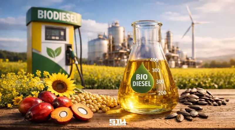 ปลุกไบโอดีเซล 11 โรงงาน ดัน B7–B20 รับดีมานด์พุ่ง เสริมมั่นคงพลังงานไทย