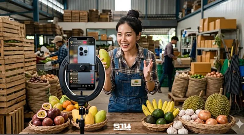 กูรูTiktokชี้ เกษตรกรไลฟ์ขายเองไม่ง่าย ระวังกับดัก LIVE Commerce กูรูTiktokชี้ เกษตรกรไลฟ์ขายเองไม่ง่าย ระวังกับดัก LIVE Commerce