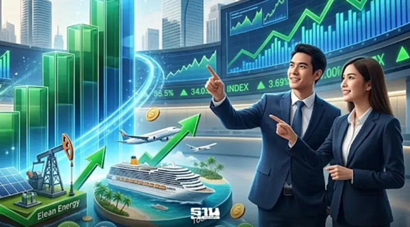 ตลท. เผยกำไร บจ. Q1/69 พุ่ง 3.69 แสนล้าน โต 25% รับแรงหนุนพลังงาน-ท่องเที่ยว ตลท. เผยกำไร บจ. Q1/69 พุ่ง 3.69 แสนล้าน โต 25% รับแรงหนุนพลังงาน-ท่องเที่ยว