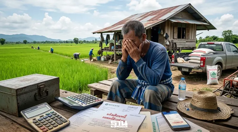 หนี้เกษตรพุ่ง ลูกหนี้กว่า50%  เสี่ยงติดกับดักหนี้ระยะยาว