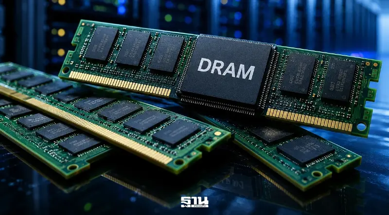 DRAM โลกพุ่งทุบสถิติ รับกระแส AI Data Center ดันตลาดโต 260%