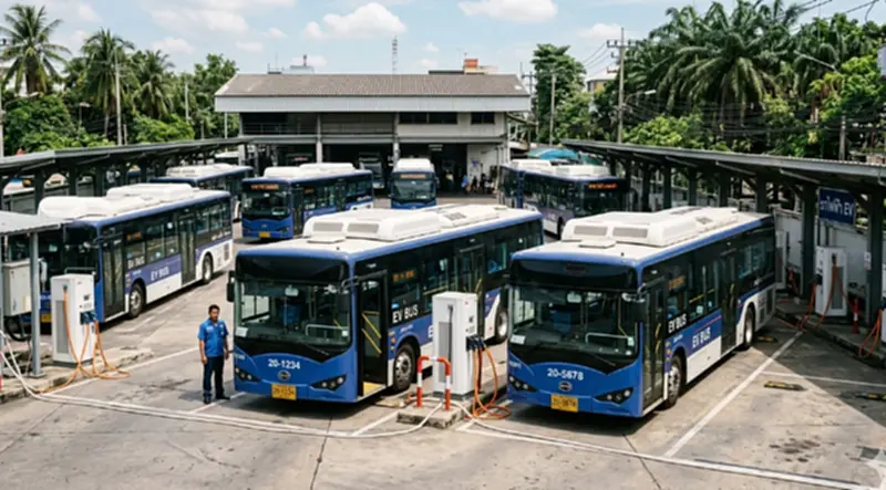 ครม. ไฟเขียว ขสมก. เช่าพื้นที่ รฟม. 3 แห่ง ตั้ง อู่ชาร์จ-จอดรถเมล์ EV ครม. ไฟเขียว ขสมก. เช่าพื้นที่ รฟม. 3 แห่ง ตั้ง อู่ชาร์จ-จอดรถเมล์ EV
