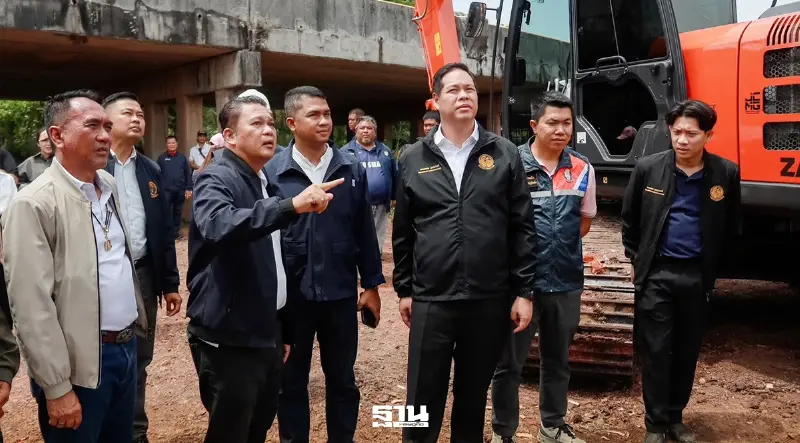 “สรรเพชญ” นำทีมเจ้าท่าลุยพัทลุง คิกออฟขุดลอกร่องน้ำพนางตุง