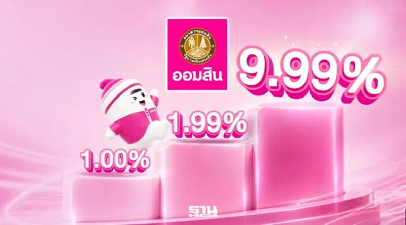 ธนาคารออมสิน จัดโปรเงินฝากเผื่อเรียกพิเศษ 113 วัน ดอกเบี้ยสูงสุด 9.99 % ธนาคารออมสิน จัดโปรเงินฝากเผื่อเรียกพิเศษ 113 วัน ดอกเบี้ยสูงสุด 9.99 %
